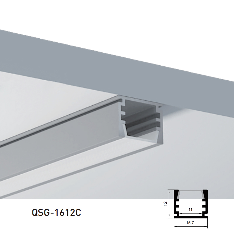 LED Diffuser Aluminum Channel For 10mm 2216 LED Strip Lights LED Diffuser Aluminum Channel For 10mm 2216 LED Strip Lights